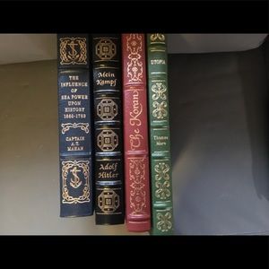 Group of leather bound Easton Press books